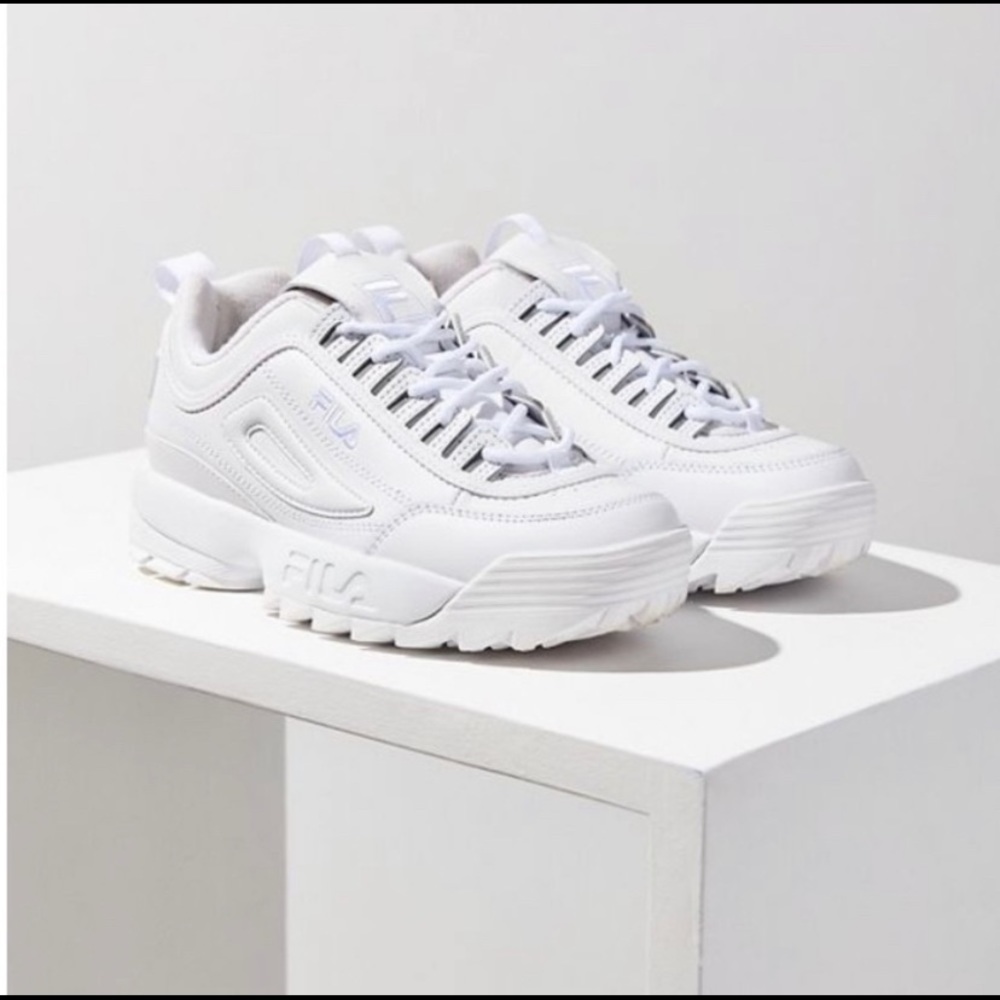 UO x Fila Disruptor 2 Premium Mono - Picture 3 of 8